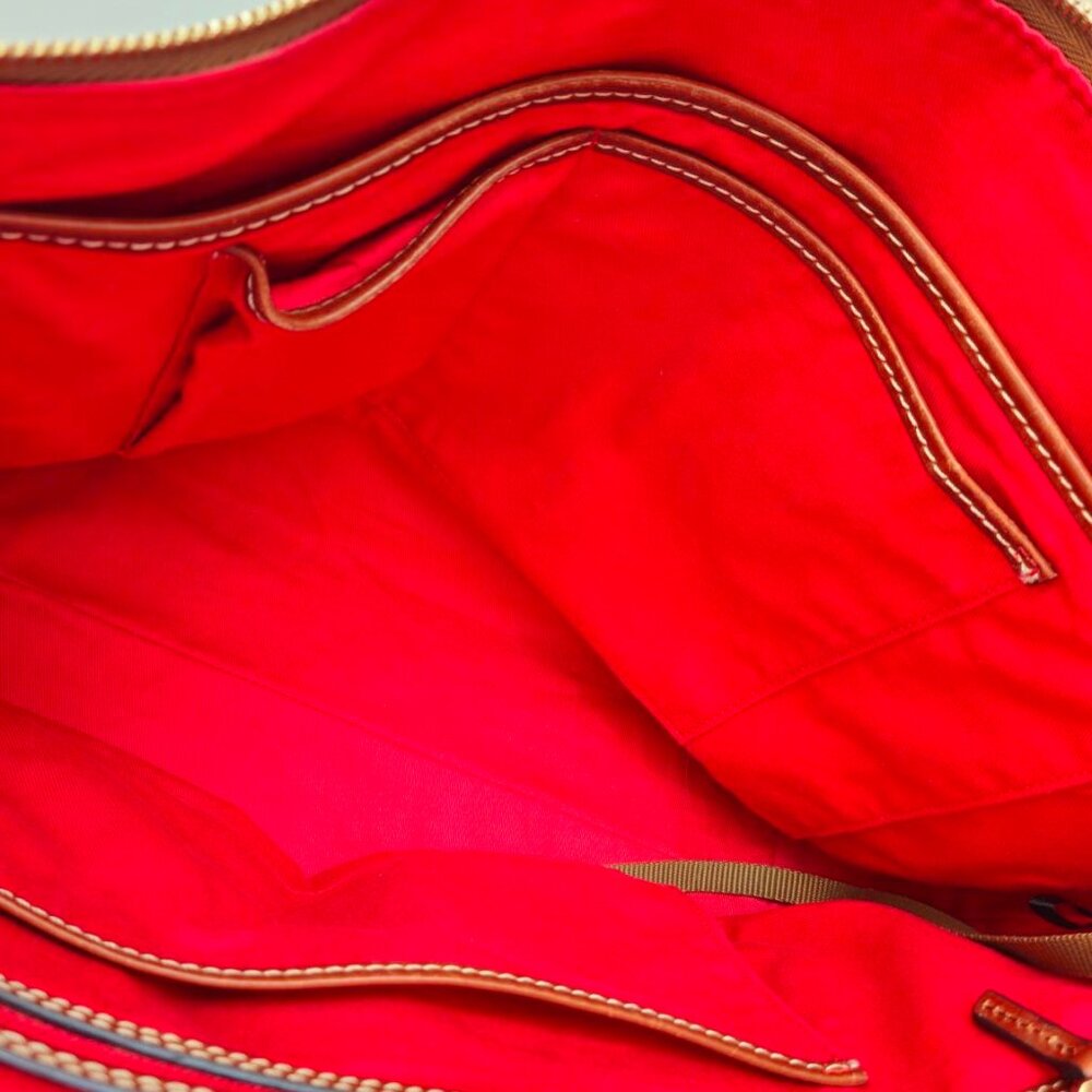 Dooney & Bourke Pebble Leather Wren Zip Tote Bag - Picture 9 of 15